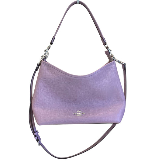 Handbag Designer By Coach In Purple, Size:Medium