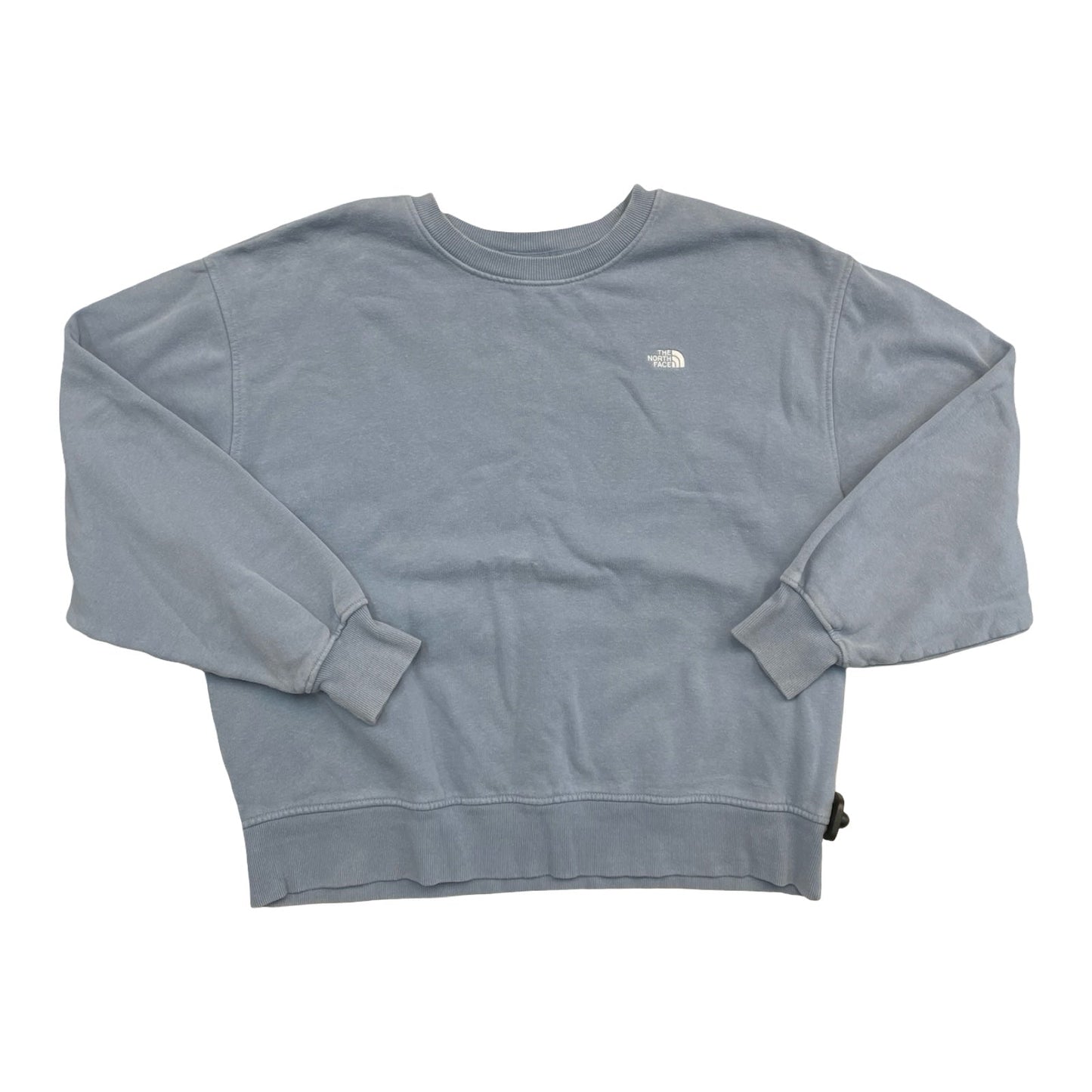 Athletic Top Ls Crewneck By The North Face In Blue, Size:S