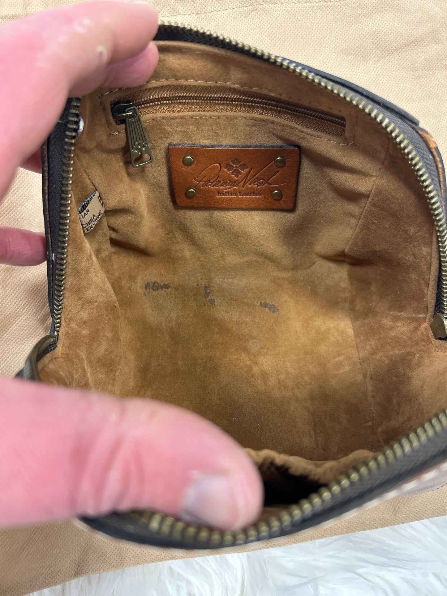 Makeup Bag Designer By Patricia Nash In Brown, Size:Medium