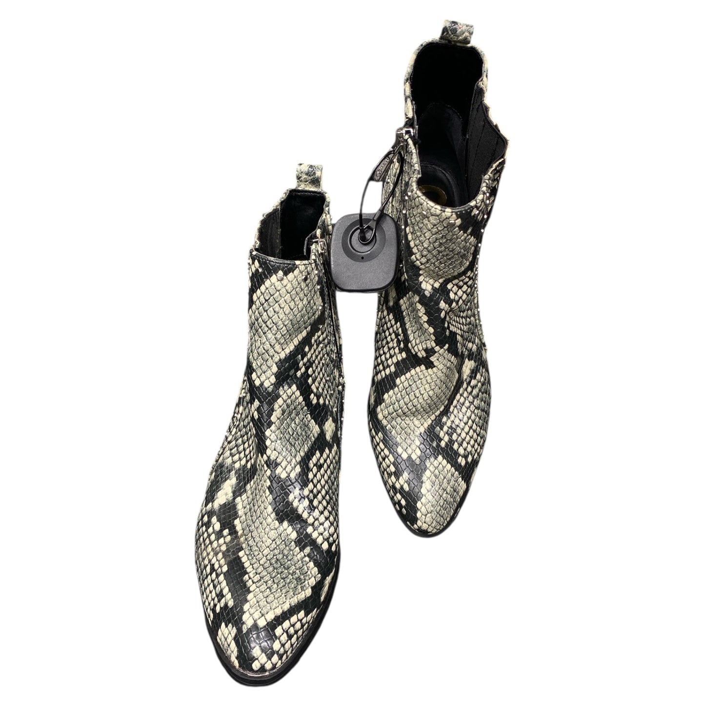 Boots Ankle Heels By Circus By Sam Edelman In Snakeskin Print, Size:8