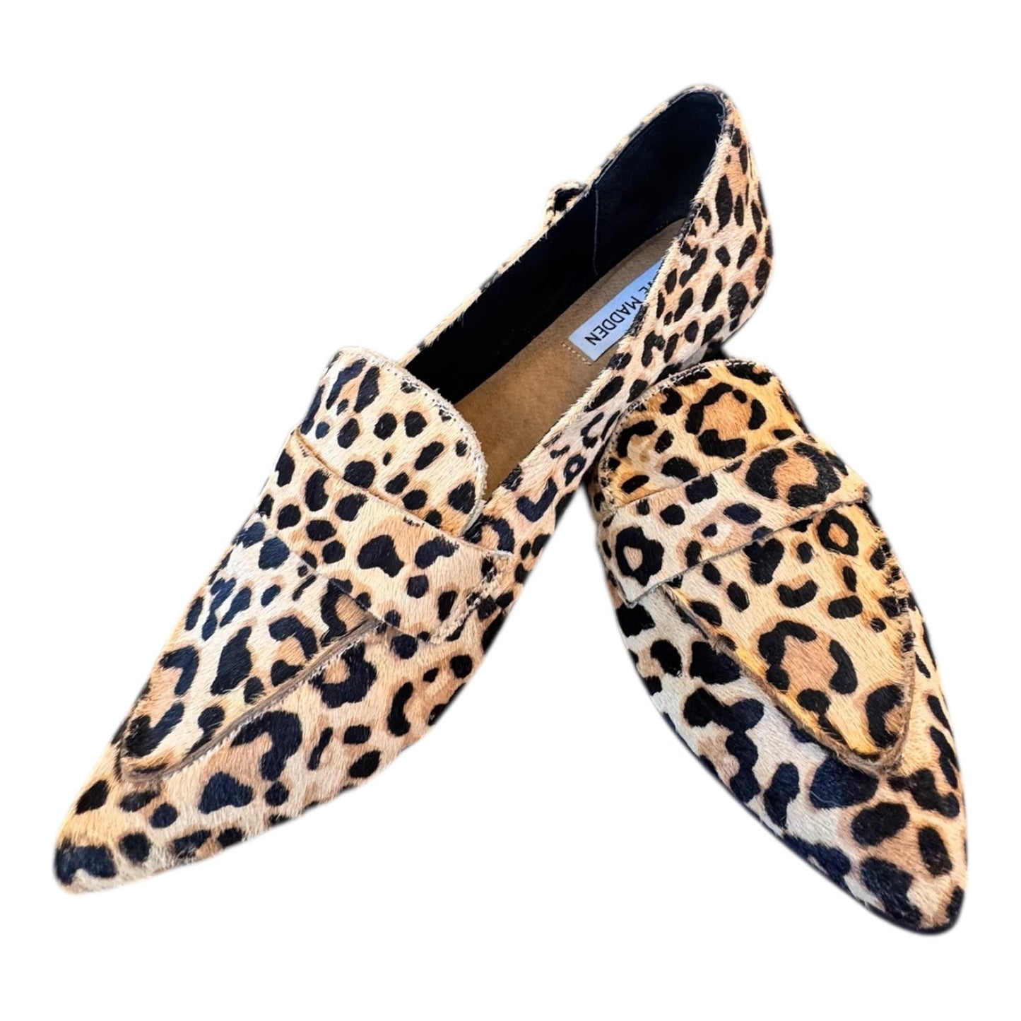 Shoes Flats By Steve Madden In Animal Print, Size:8.5