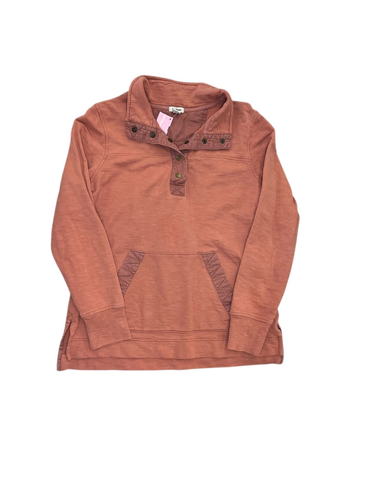 Sweatshirt Collar By L.L. Bean In Peach, Size:M