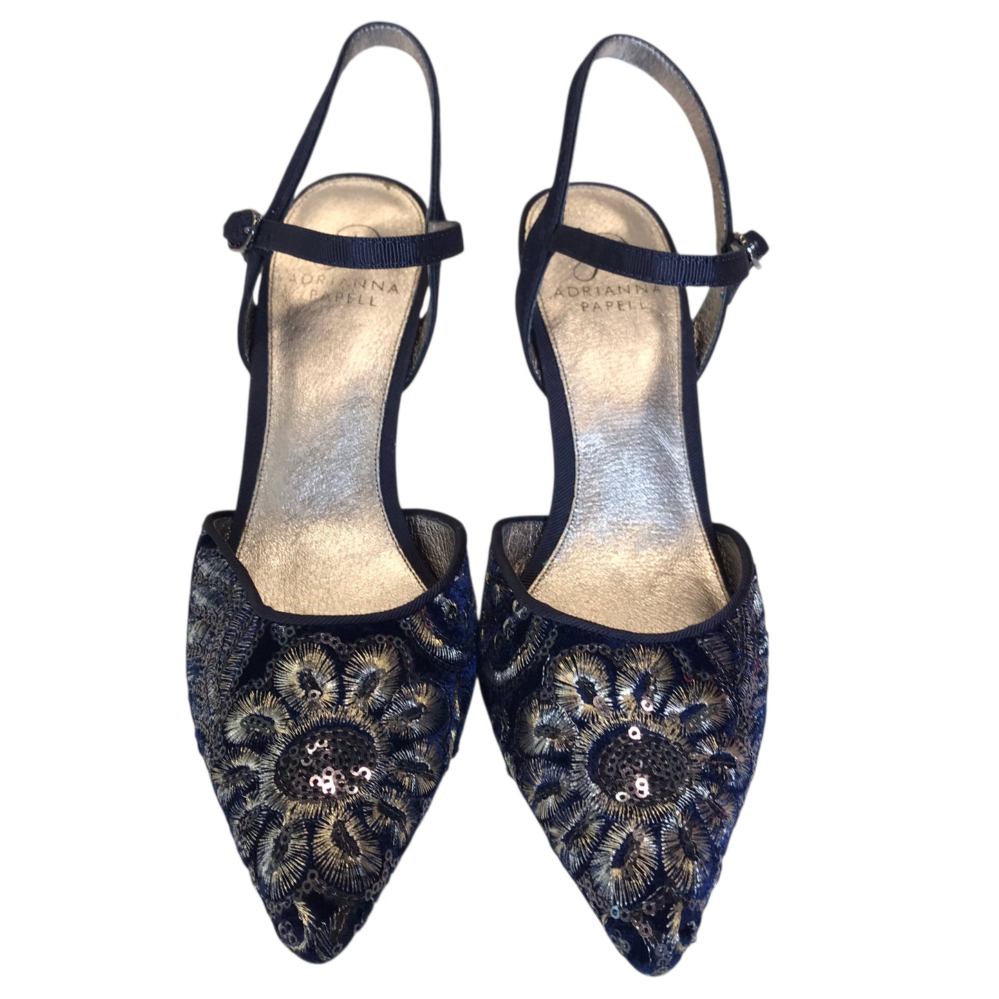 Shoes Heels Kitten By Adrianna Papell In Blue, Size:8
