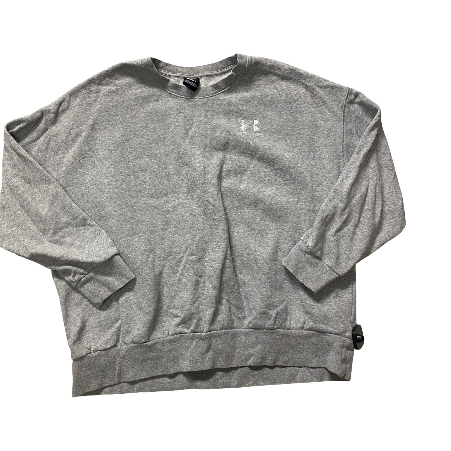 Athletic Sweatshirt Crewneck By Under Armour In Grey, Size:L
