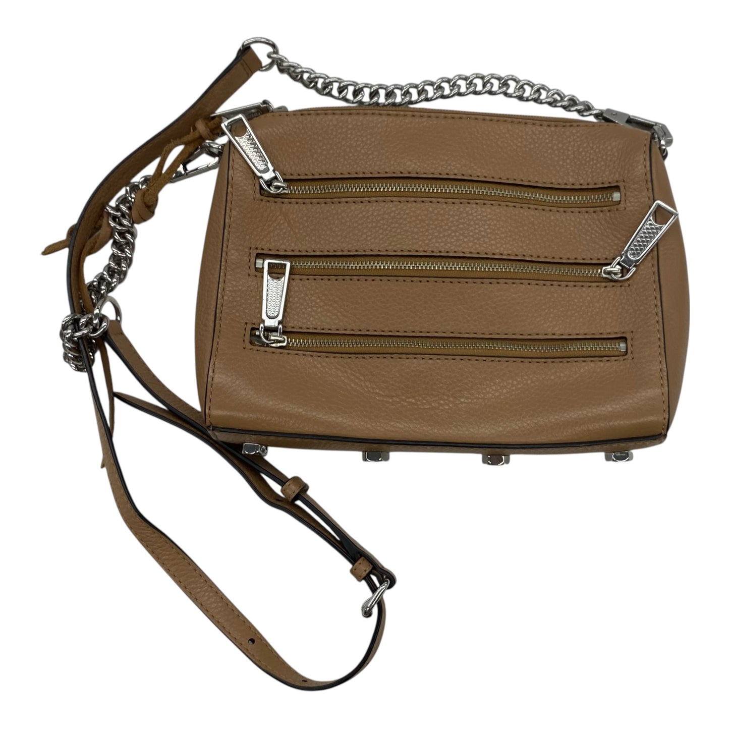 Crossbody Designer By Rebecca Minkoff In Brown, Size:Medium