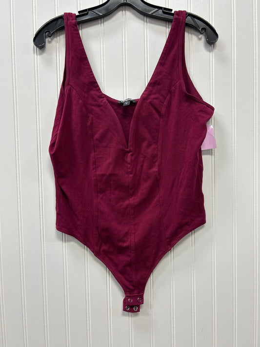Bodysuit By Express In Purple, Size:L