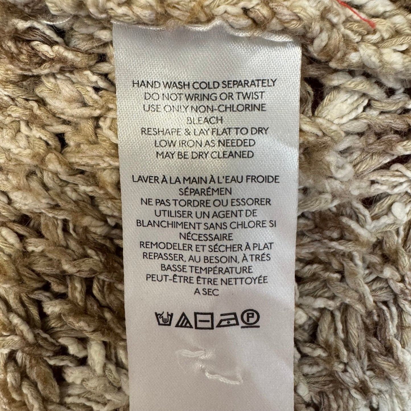 Sweater Short Sleeve By Pilcro In Tan, Size: Xl