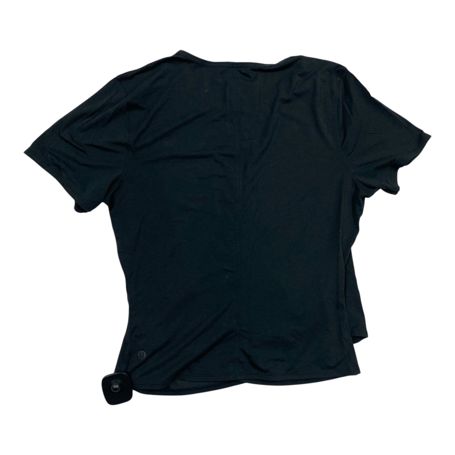 Athletic Top Ss By Lululemon In Black, Size:S