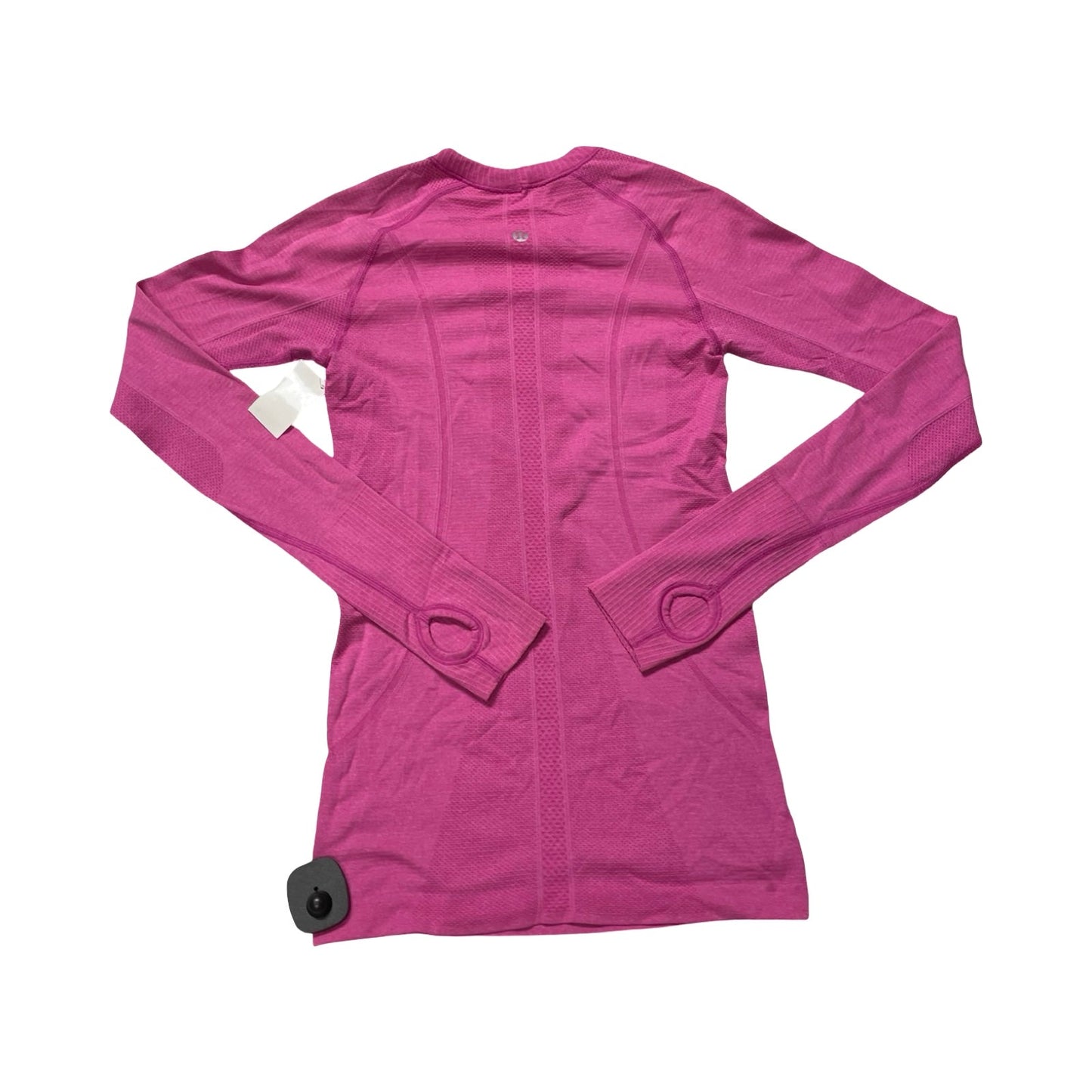 Athletic Top Ls Collar By Lululemon In Pink, Size:4