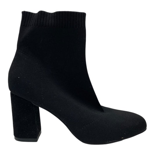 Boots Ankle Heels By Mia In Black, Size:6.5