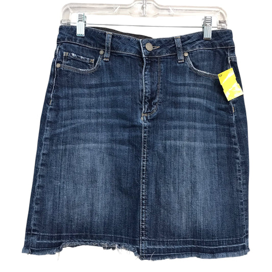 Skirt Mini & Short By Paige In Blue Denim, Size:8