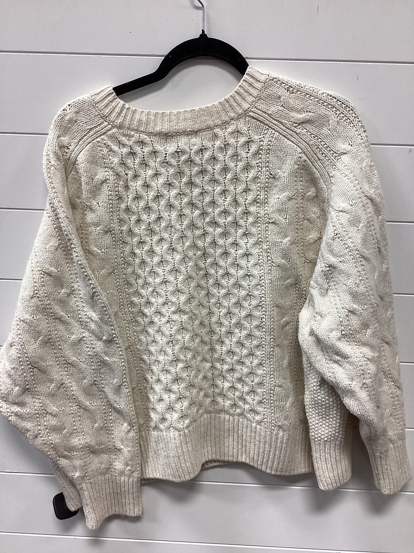 Sweater By Universal Thread In Cream, Size:1X