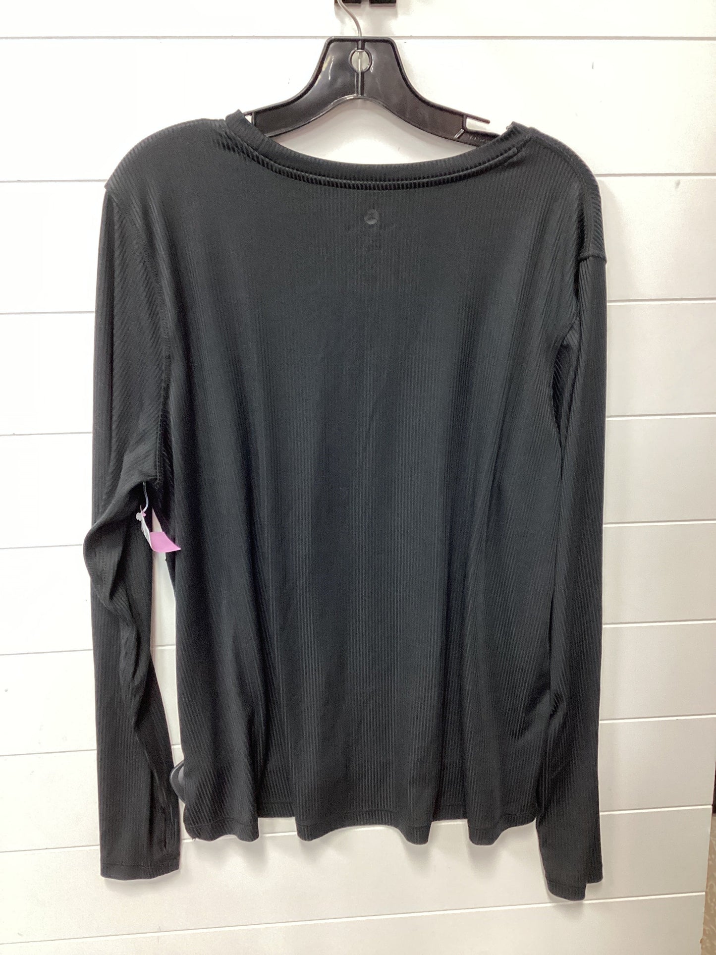 Top Ls By Danskin In Black, Size:1X