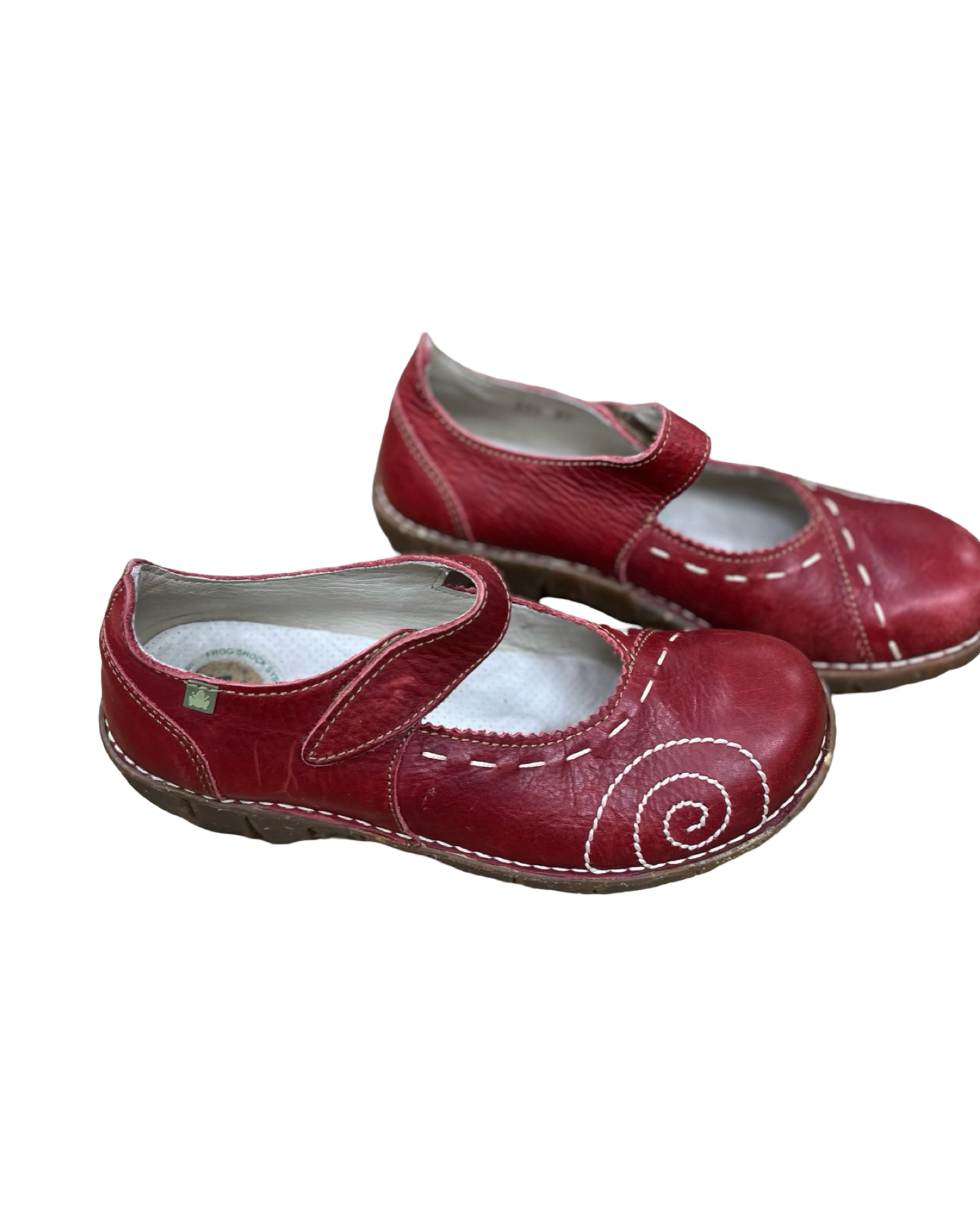 Shoes Flats By Clothes Mentor In Red, Size:6.5