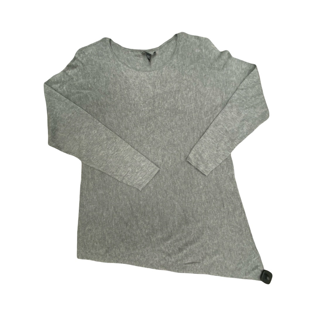 Sweater Designer By Eileen Fisher In Grey, Size:M