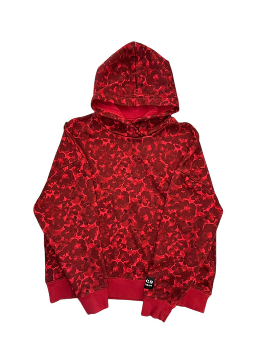 Athletic Sweatshirt Hoodie By Fabletics In Red, Size:L