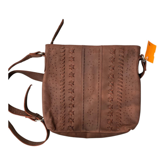 Crossbody Leather By Anabaglish In Red, Size:Medium