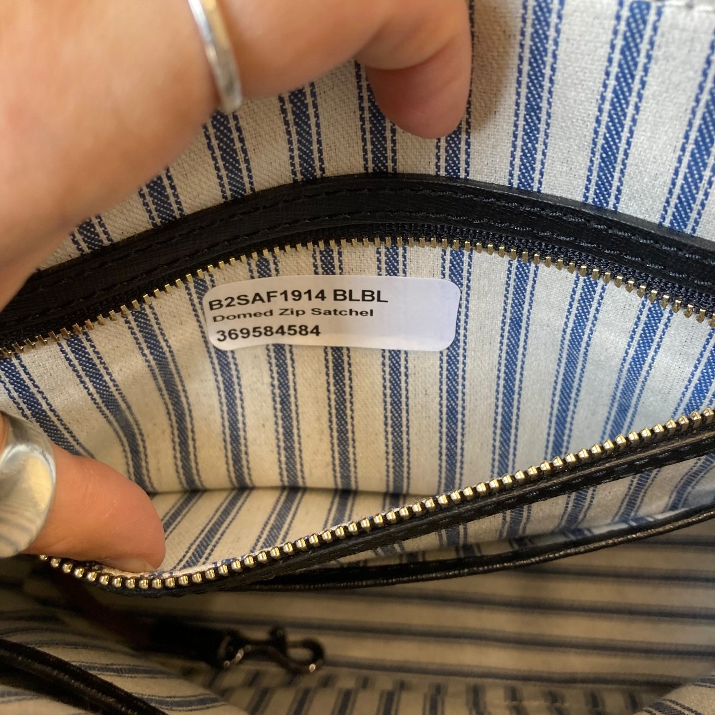 Handbag Designer By Dooney And Bourke In Black, Size:Medium