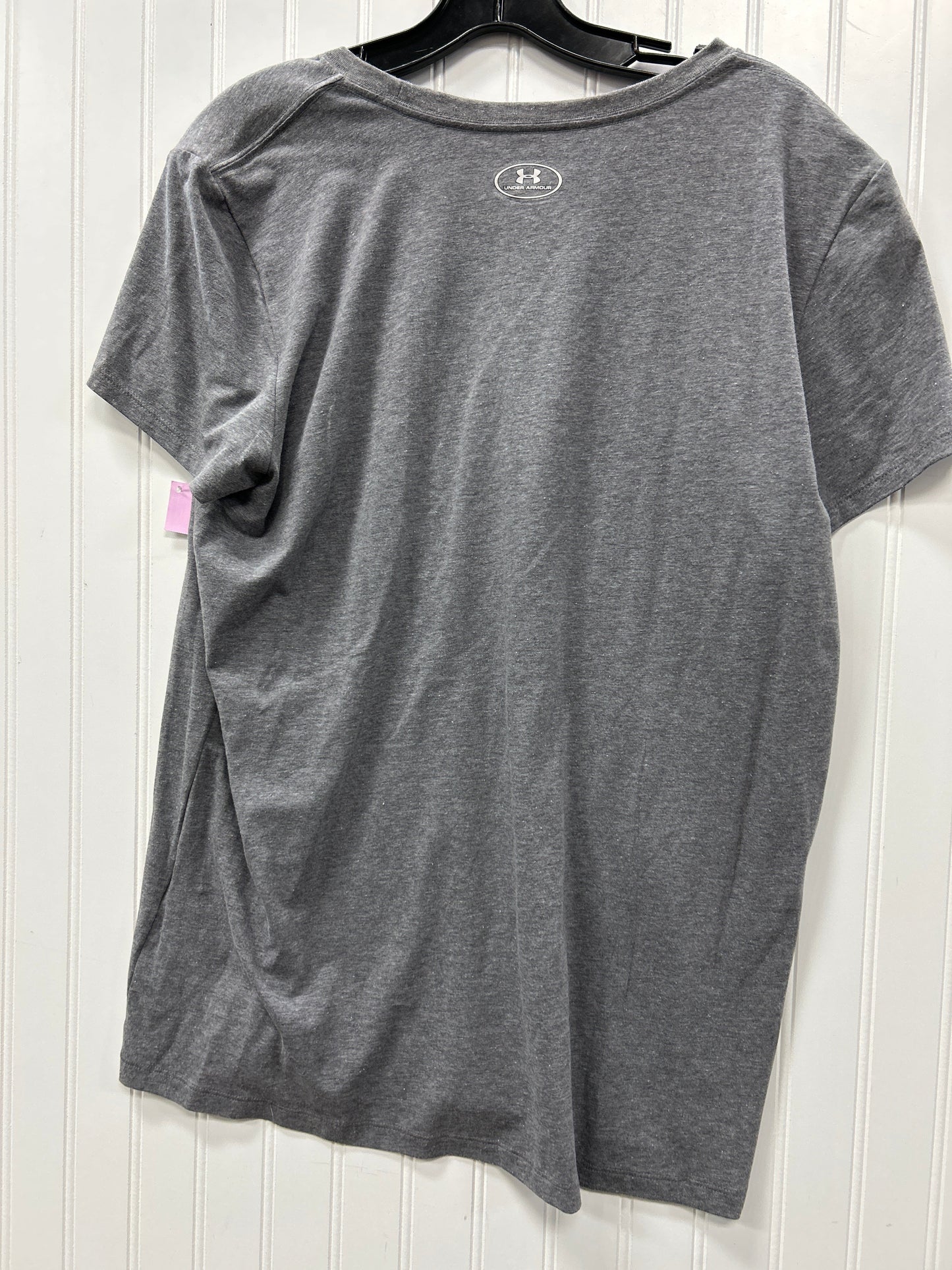Athletic Top Ss By Under Armour In Grey, Size:Xl