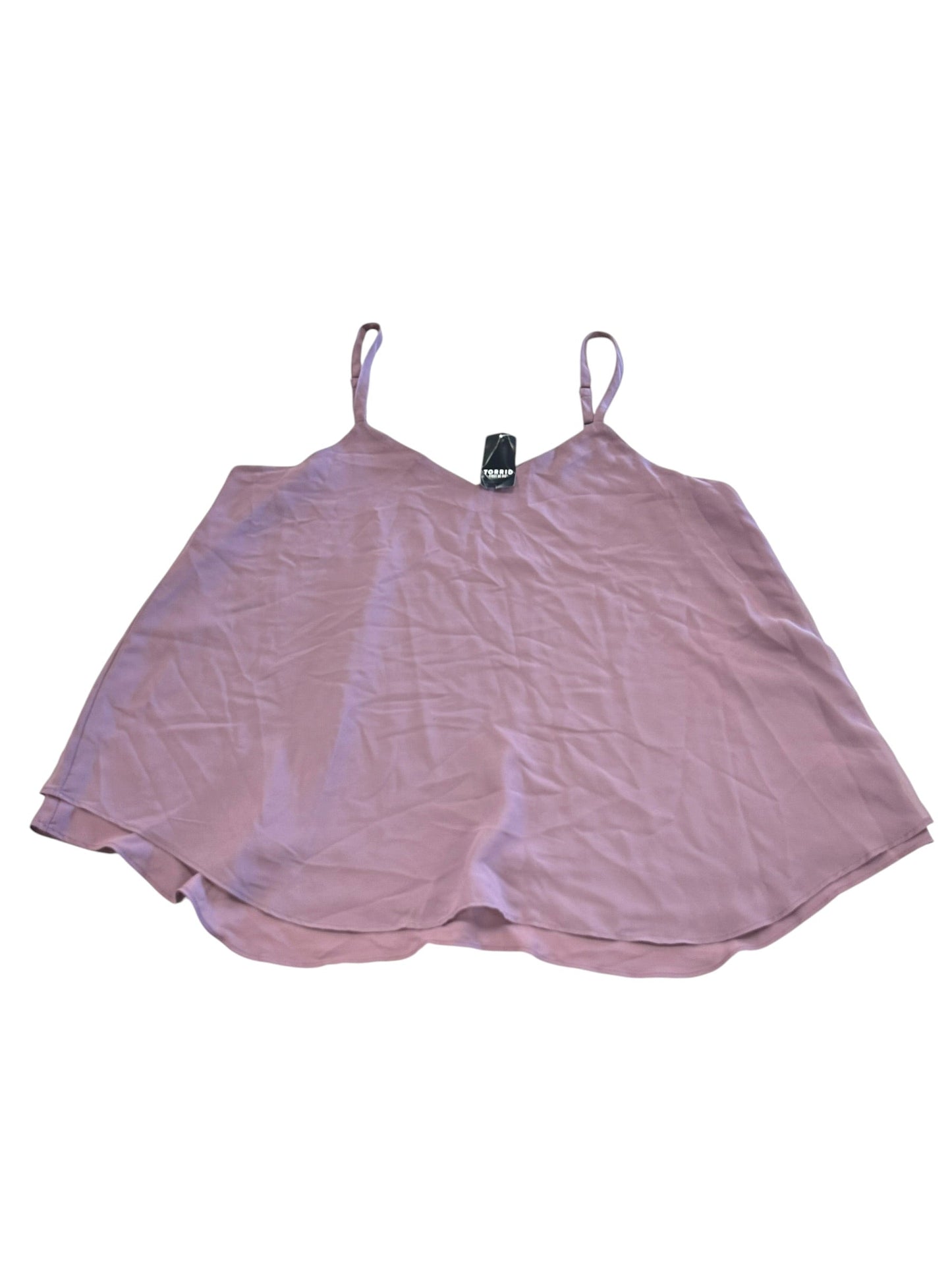 Top Sleeveless By Torrid In Purple, Size:L