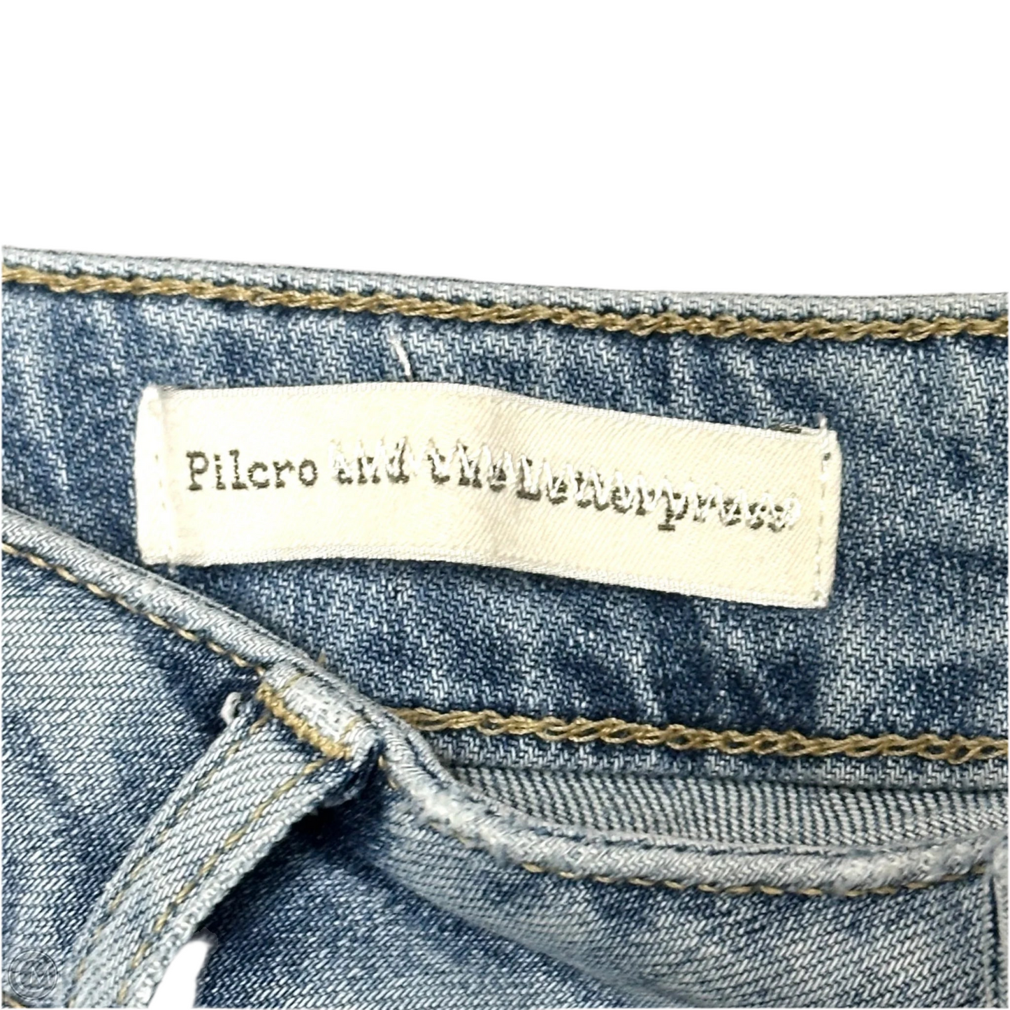 Jeans Straight By Pilcro In Blue Denim, Size: 10