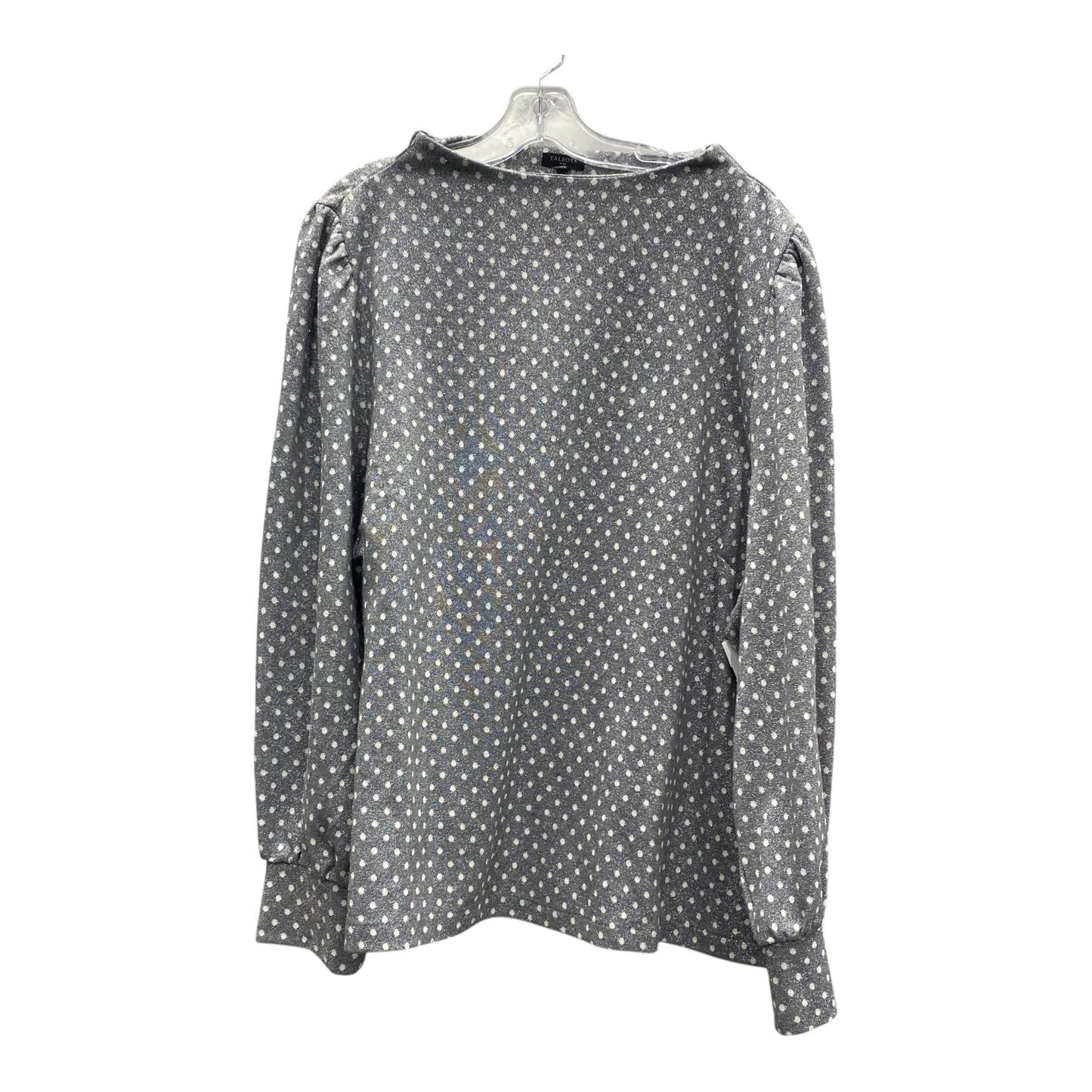 Top Ls By Talbots In Silver, Size:3X