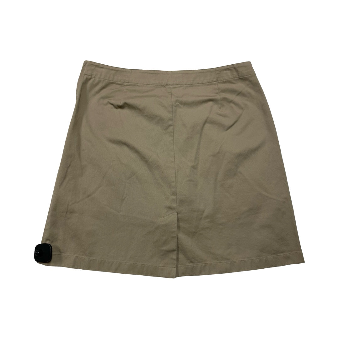 Skirt Mini & Short By Lands End In Tan, Size:10