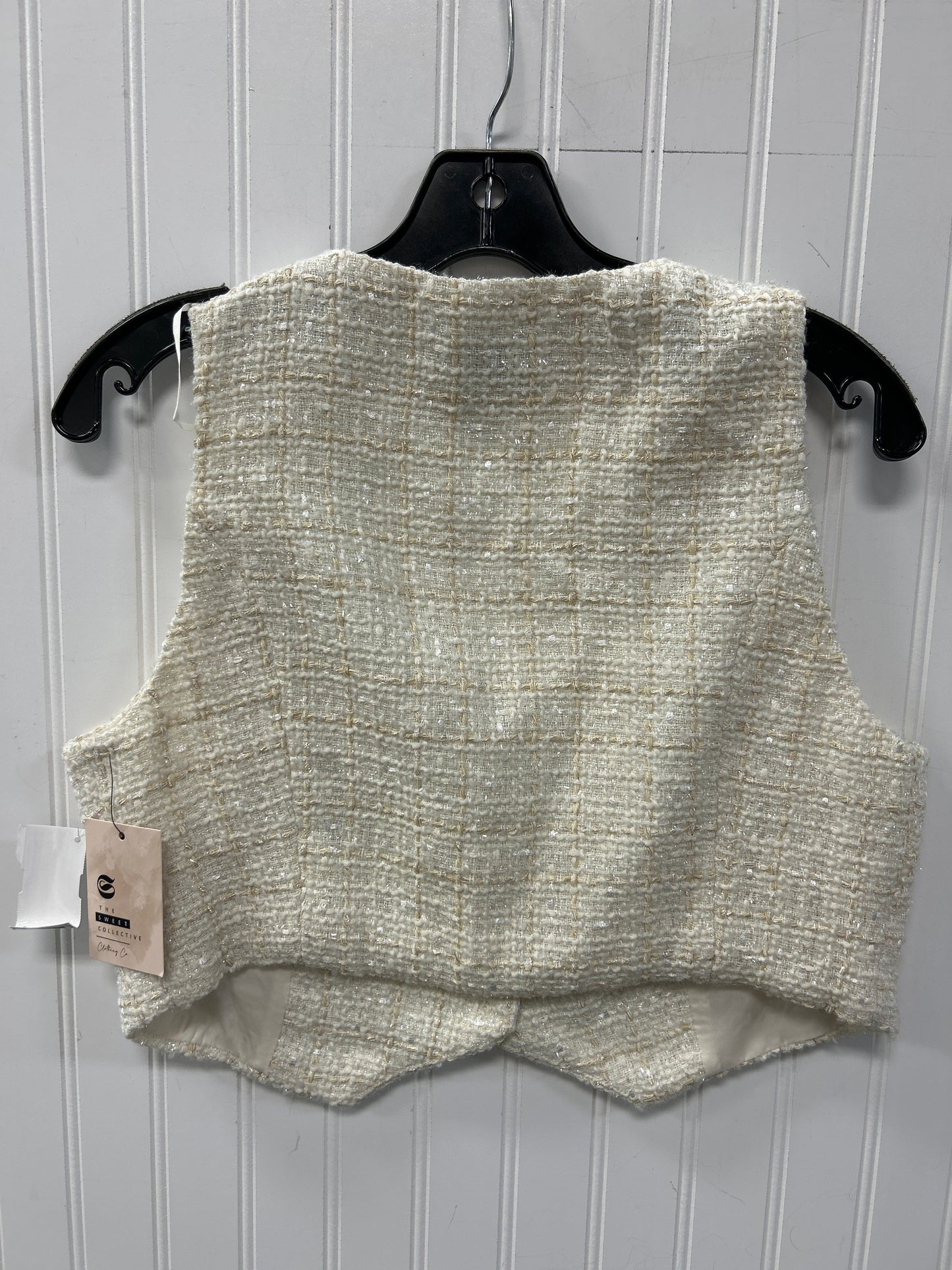 Top Sleeveless By Mable In Cream, Size:L