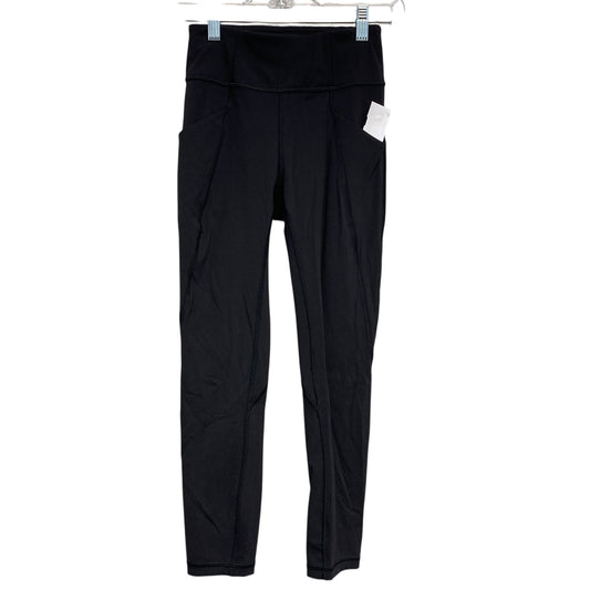 Athletic Leggings By Lululemon In Black, Size:Xs