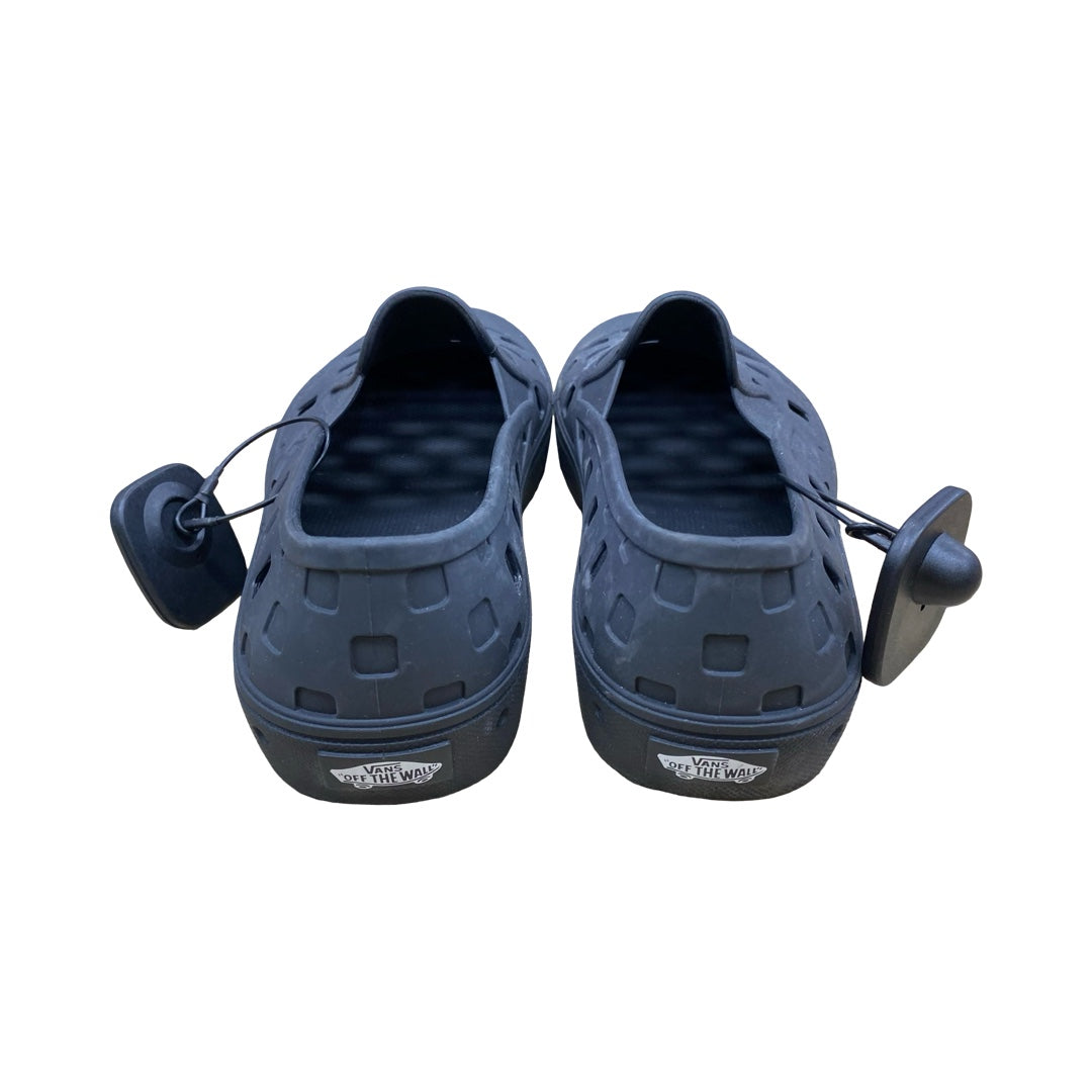 Shoes Flats By Vans In Black, Size:9