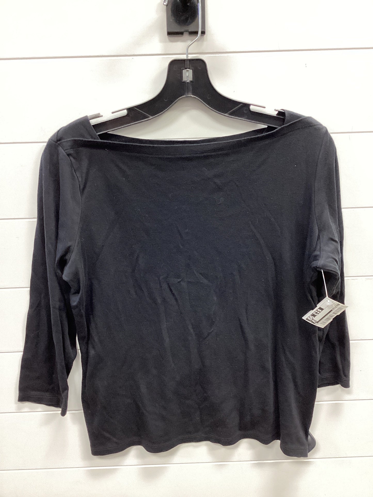 Top Ls By Talbots In Black, Size:M
