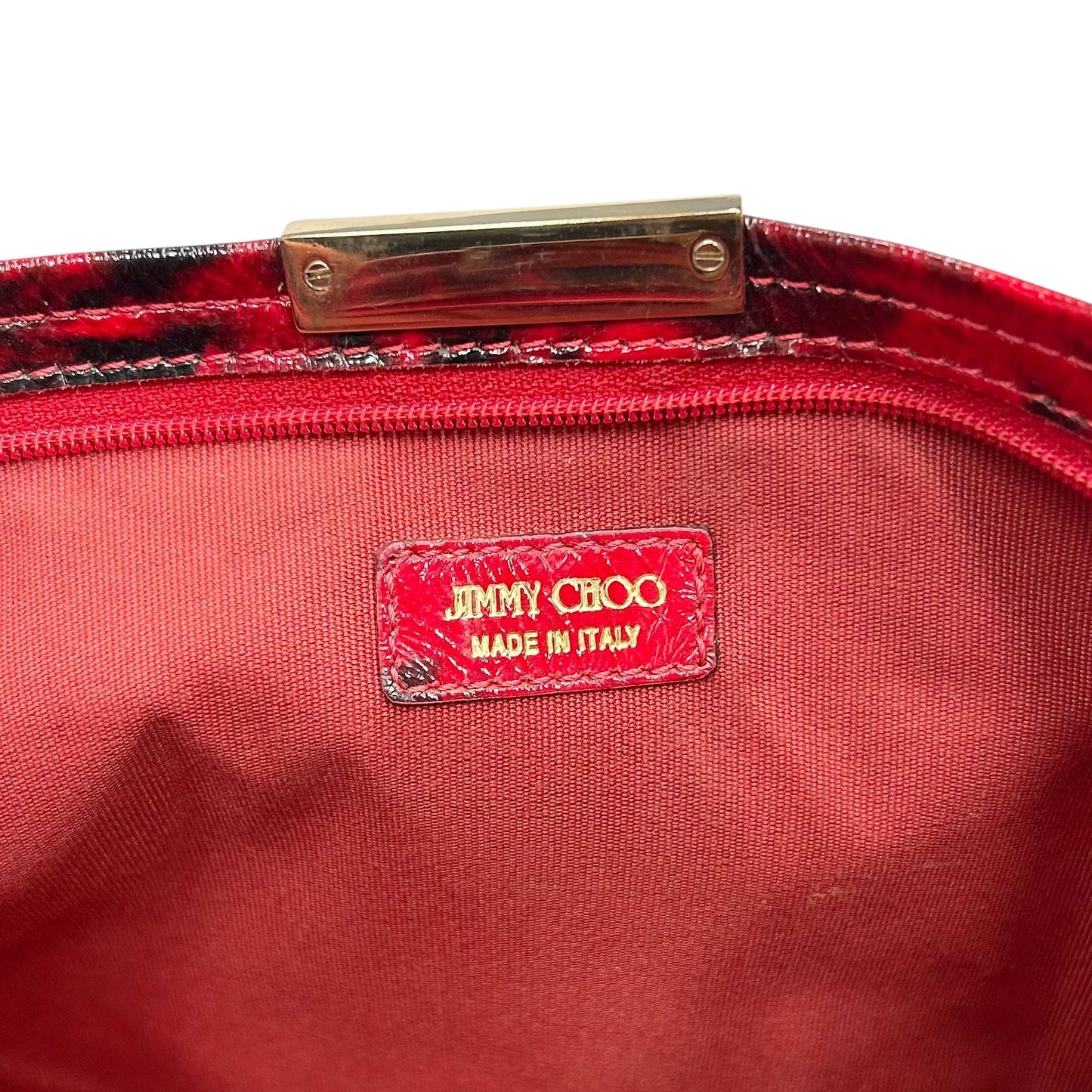 Clutch Luxury Designer By Jimmy Choo, Size: Large