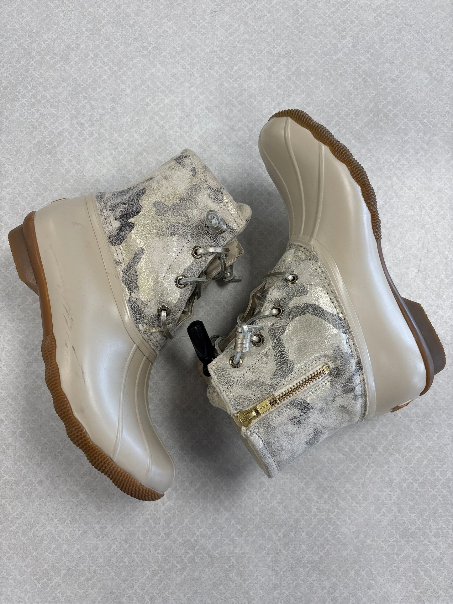 BOOTS RAIN by SPERRY In CREAM, Size: 7