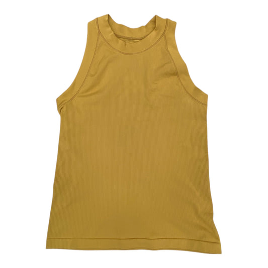 Athletic Tank Top By Athleta In Gold, Size:M