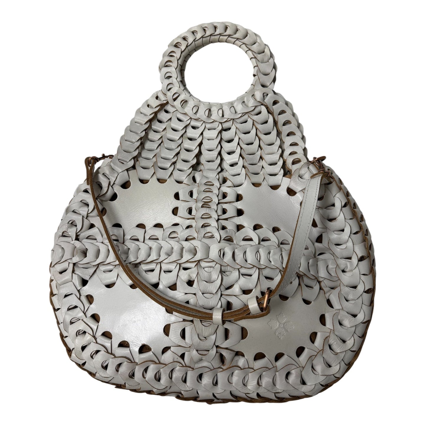 Handbag Designer By Patricia Nash In White, Size:Large