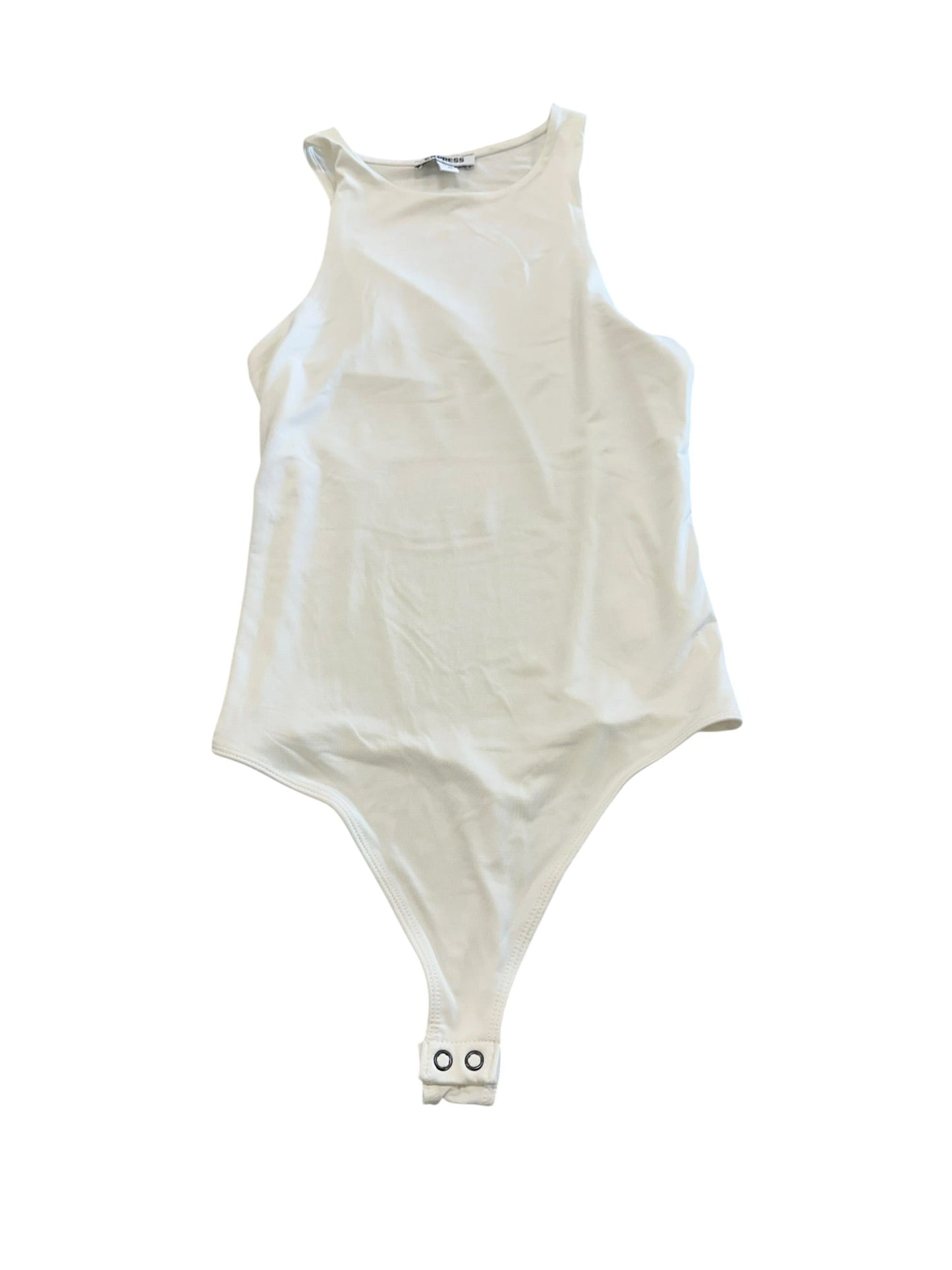 Bodysuit By Express In Cream, Size:Xs