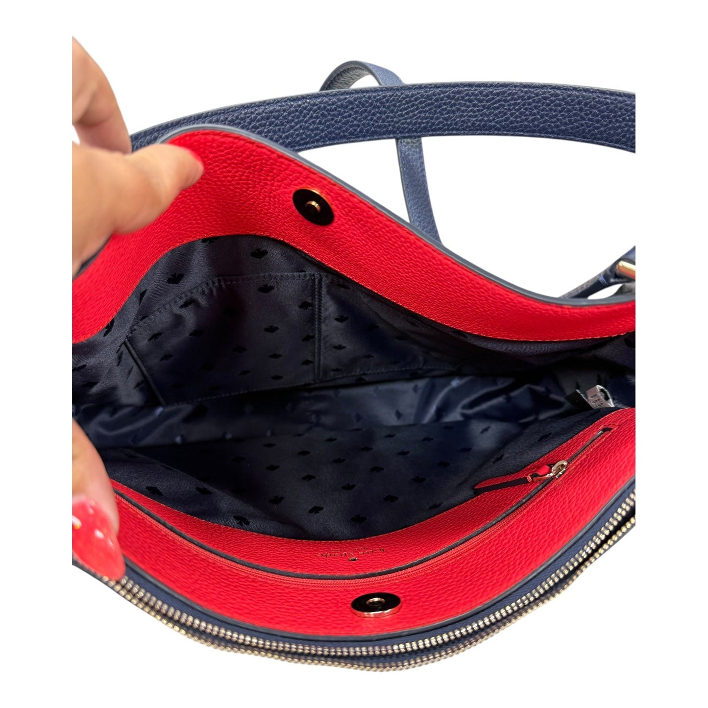 Handbag Designer By Kate Spade In Blue, Size:Medium