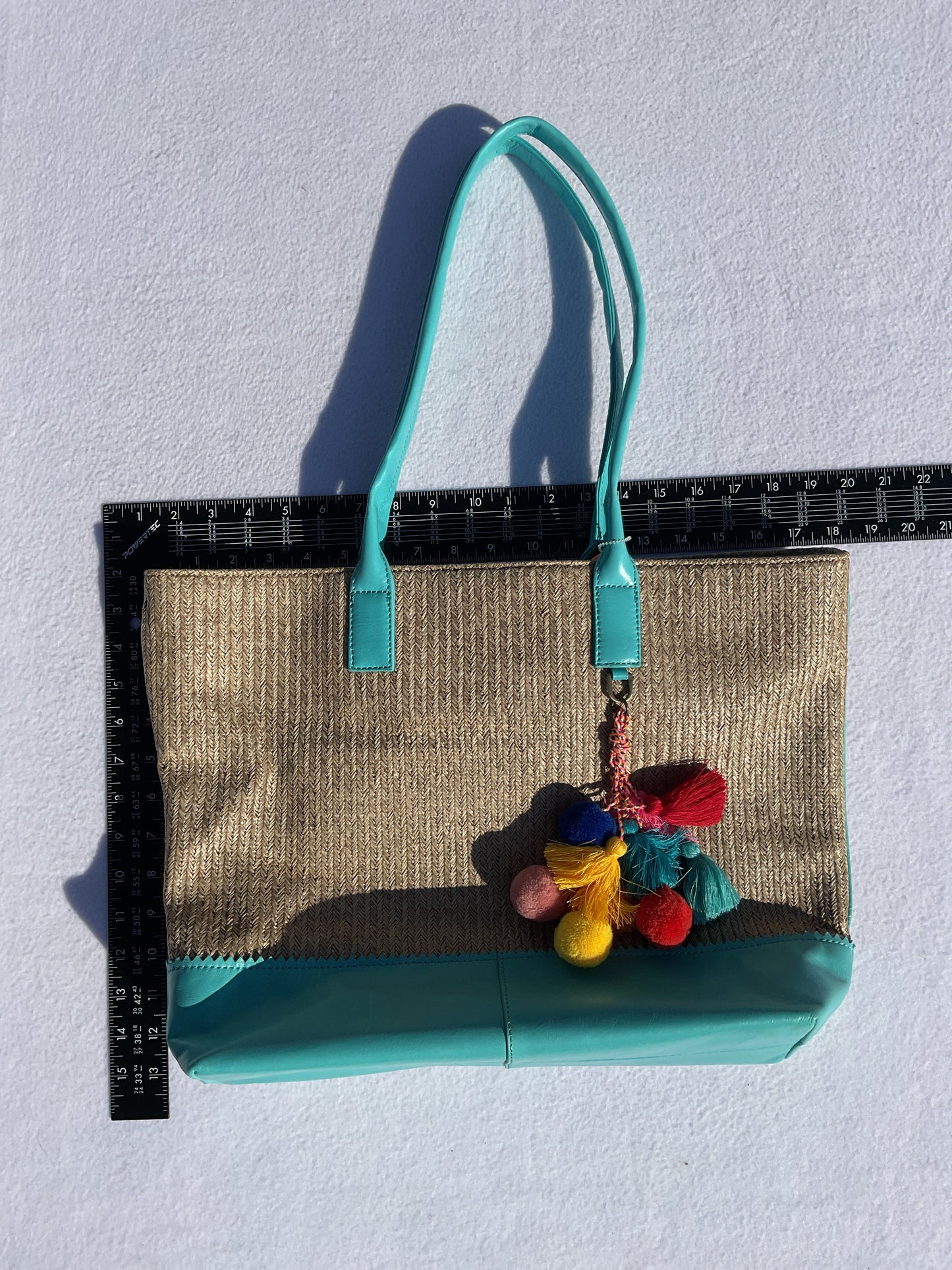 Tote By Hobo Intl In Blue & Tan, Size:Medium