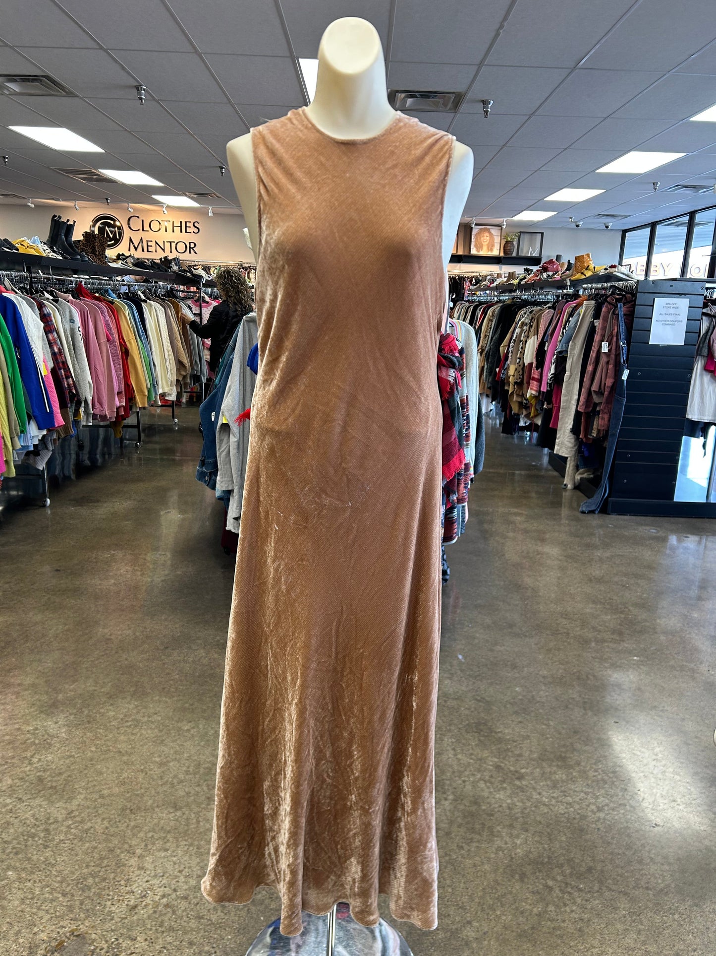 Dress Casual Maxi By Cma In Tan, Size:10