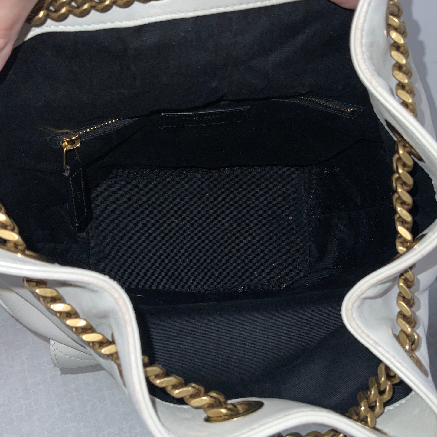 Backpack Luxury Designer By Yves Saint Laurent, Size: Medium