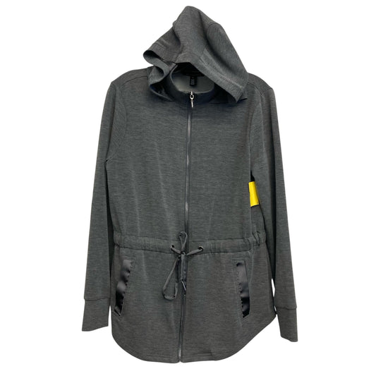 Athletic Jacket By White House Black Market In Grey, Size:M