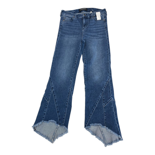 Jeans Flared By Liverpool In Blue Denim, Size:6