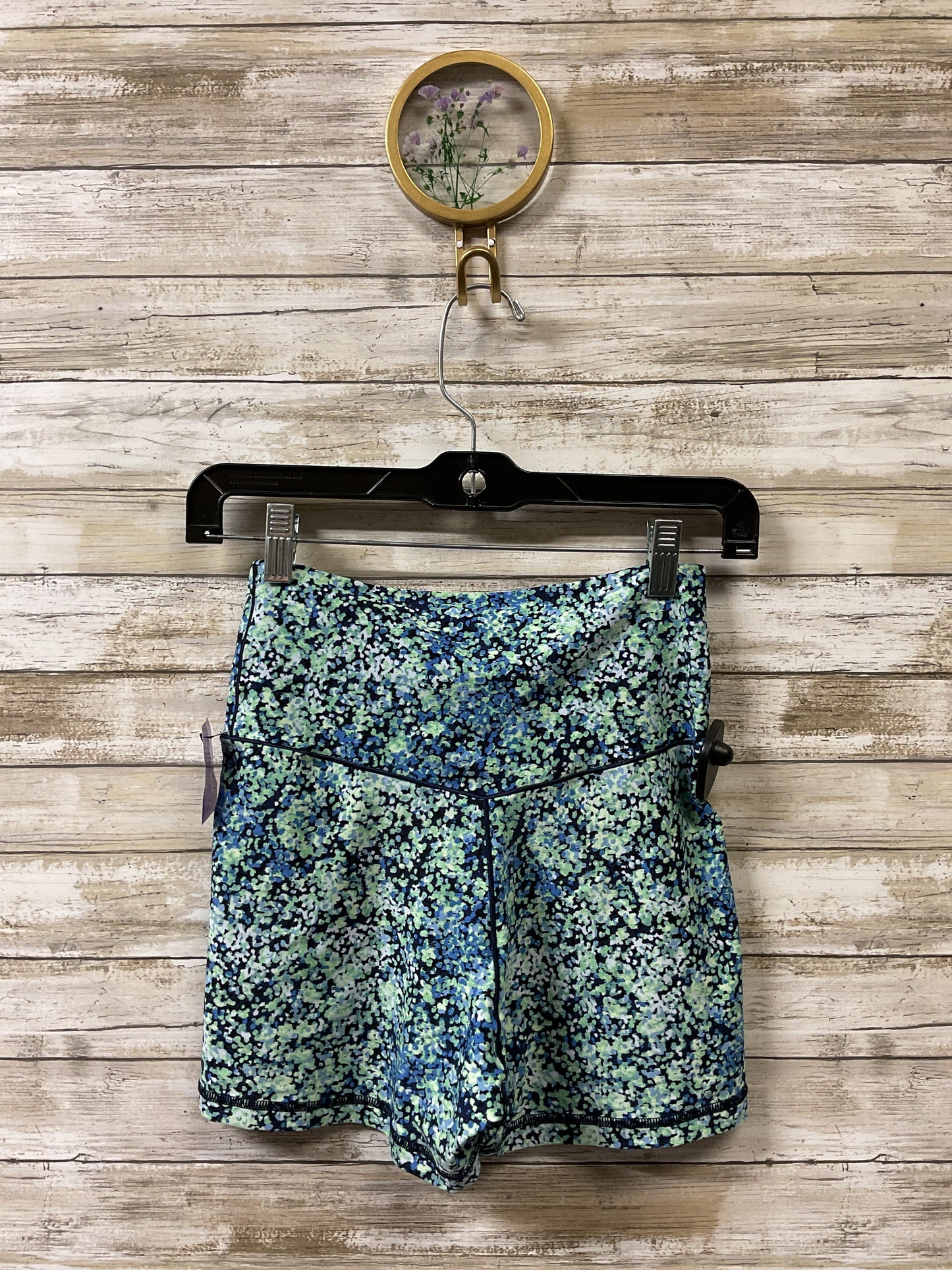 Athletic Shorts By Aerie In Blue & Green, Size:L