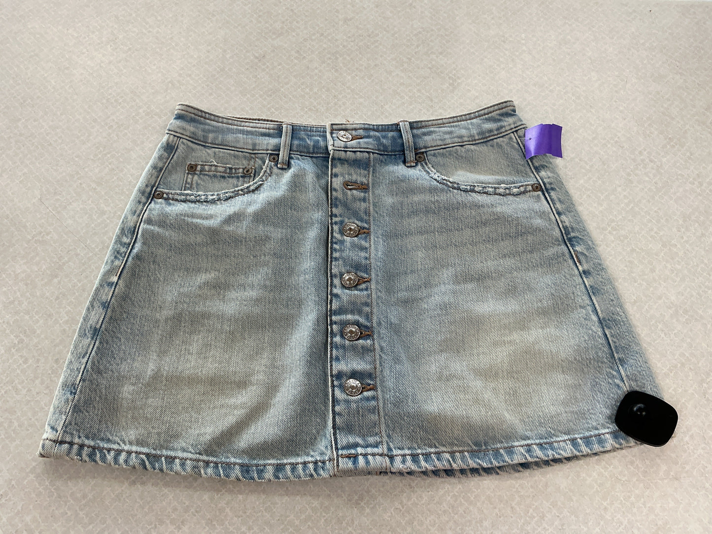 Skirt Mini & Short By American Eagle In Blue Denim, Size:6