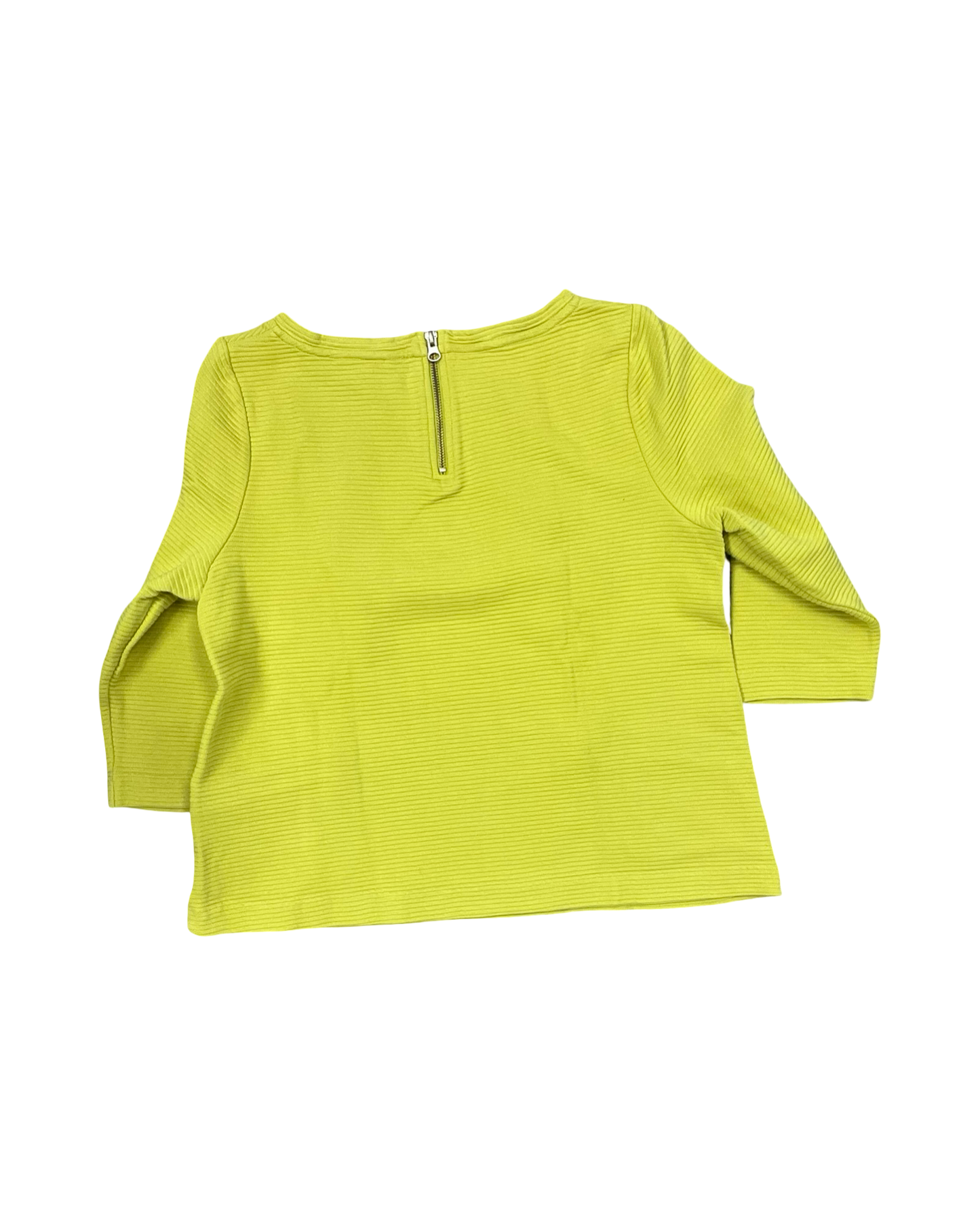 Top 3/4 Sleeve By Boden In Yellow, Size:L