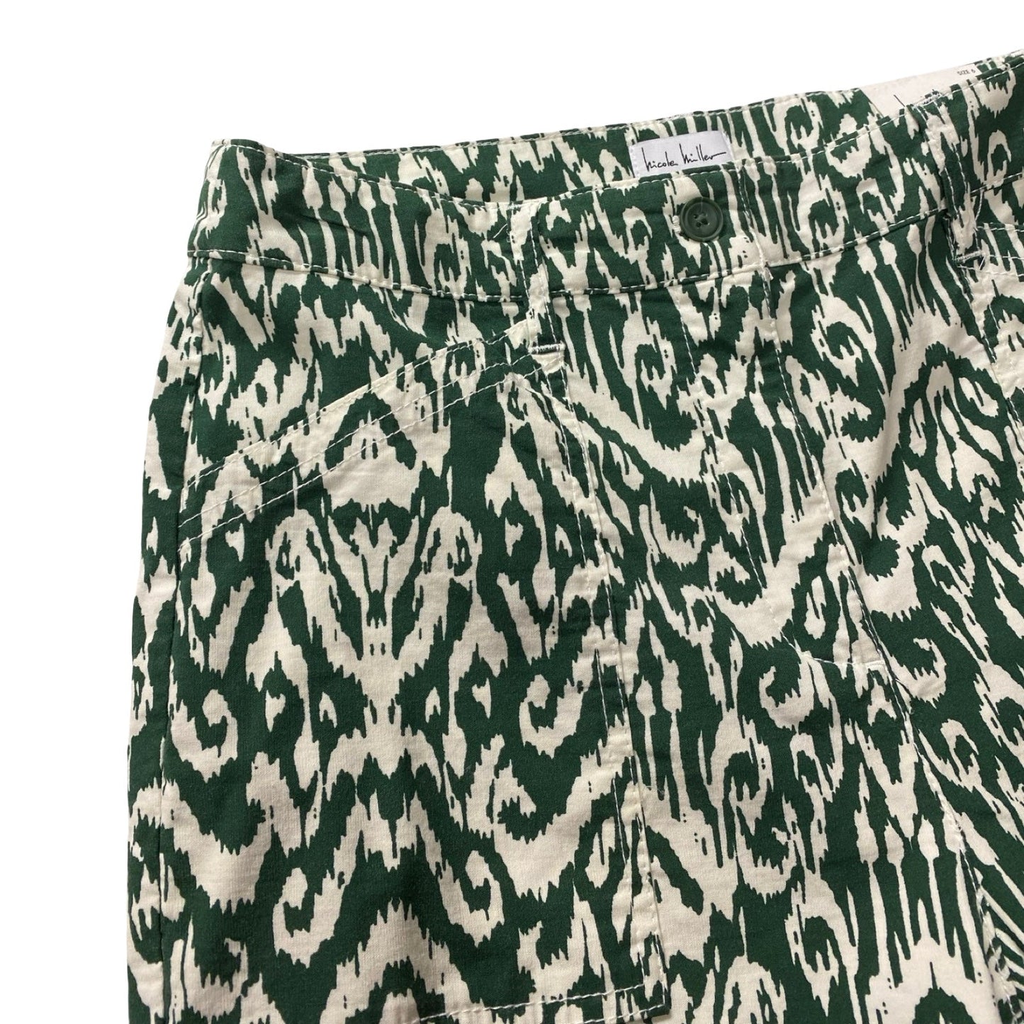 Pants Other By Nicole By Nicole Miller In Green & White, Size:6