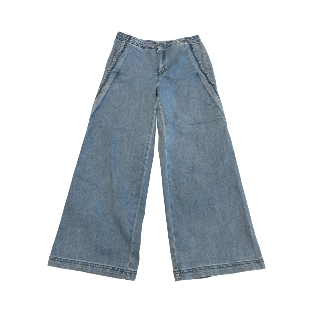 Jeans Cropped By Charlie B In Blue Denim, Size:4