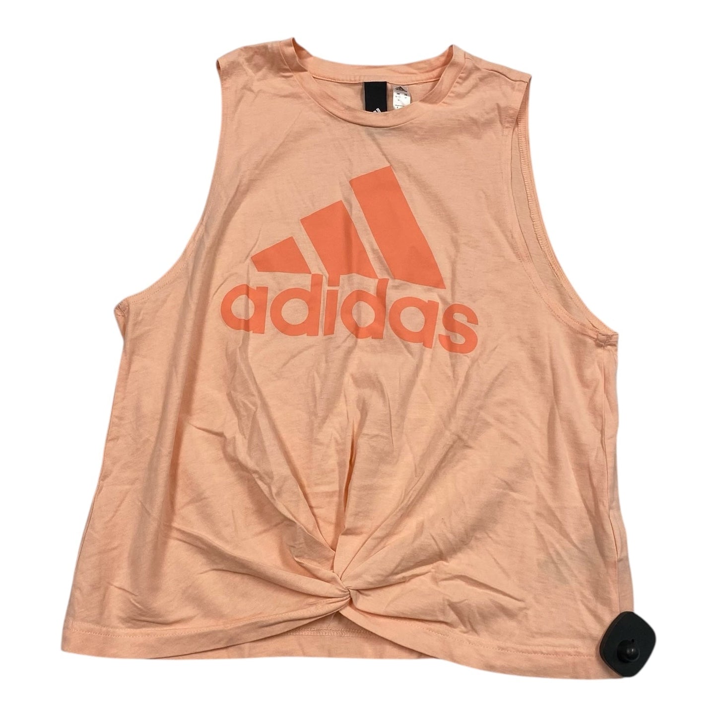 Athletic Tank Top By Adidas In Coral, Size:M