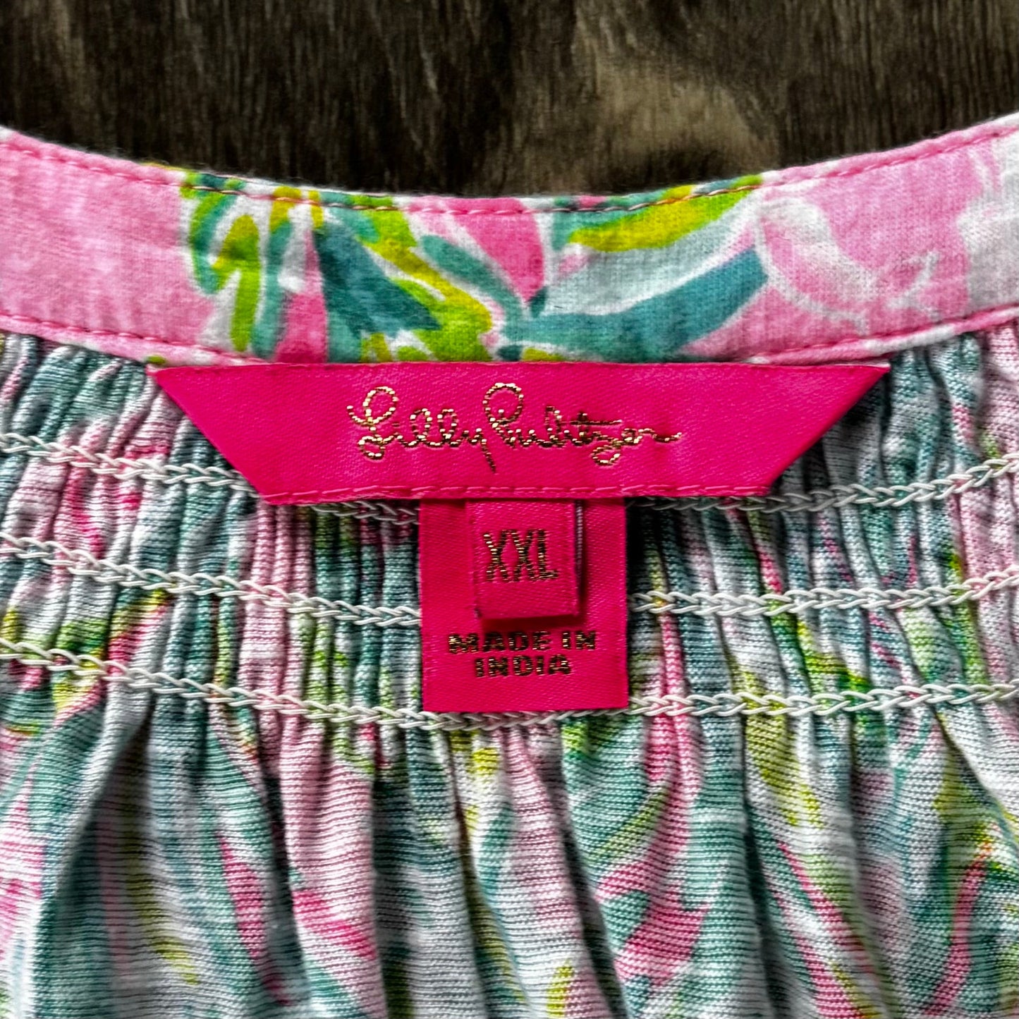 Top Sleeveless Designer By Lilly Pulitzer In Pink, Size: Xxl