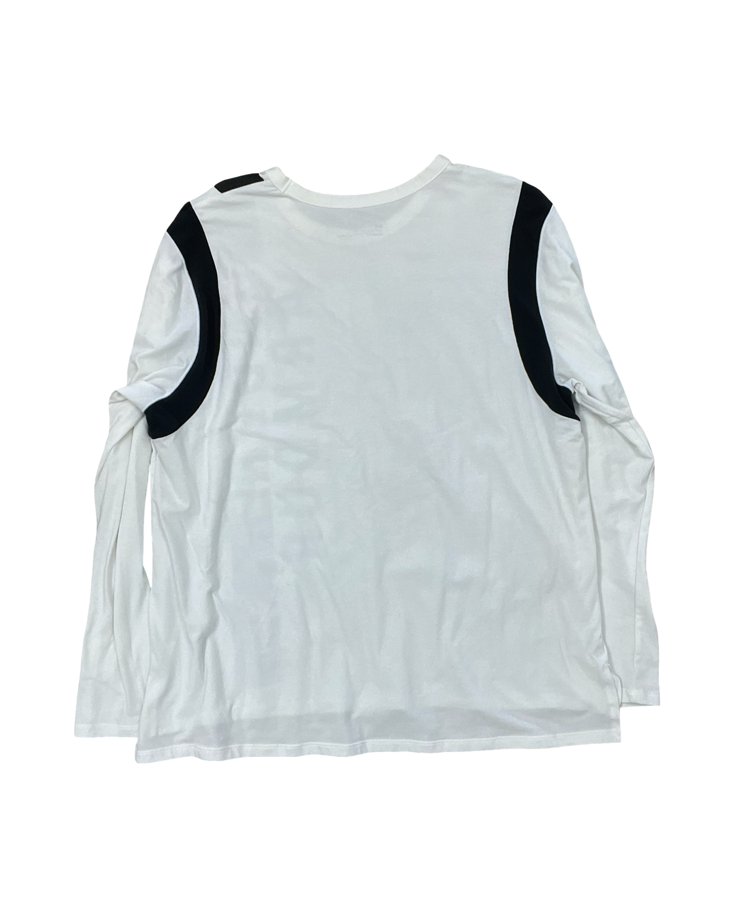 Athletic Top Ls Collar By Under Armour In Black & White, Size:2X